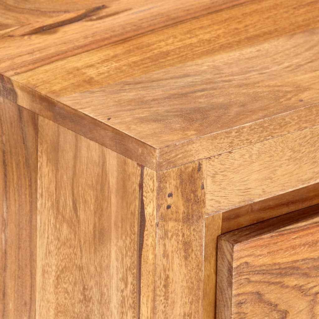 NNEVL Drawer Cabinet 60x33x75 cm Solid Wood Acacia