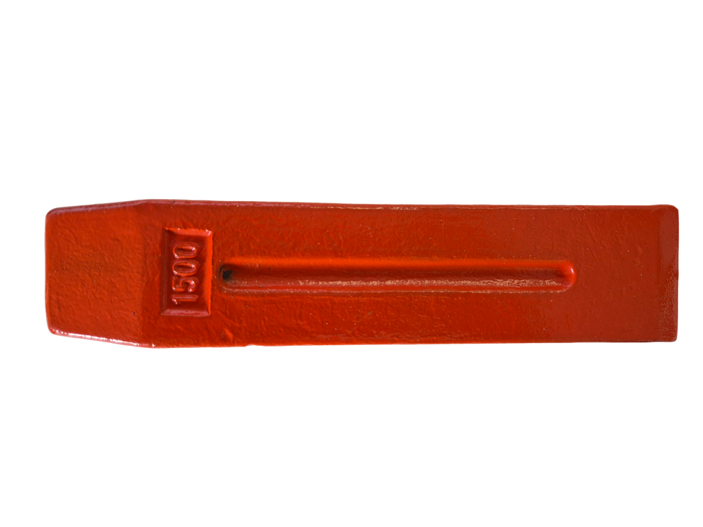 Red Steel Log Splitting Wedge, 1.5kg