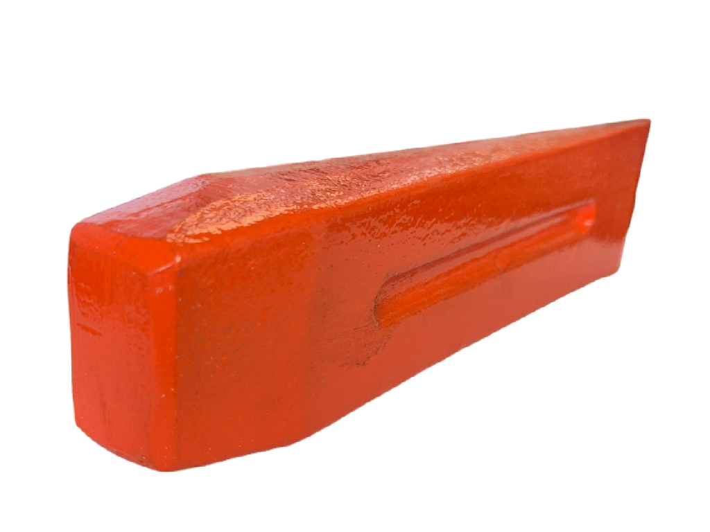 Red Steel Log Splitting Wedge, 1.5kg