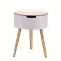 Floor Standing Organizer Lift-Top Storage Side Table