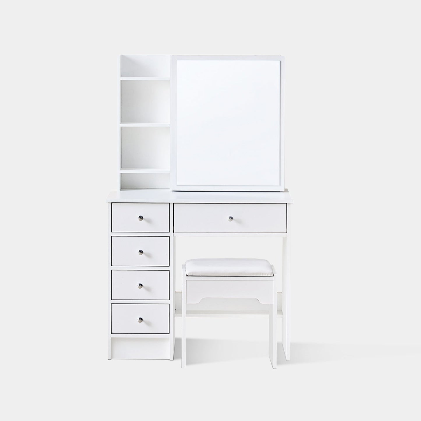 Amya Dressing Table Set [with Sliding Mirror]