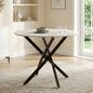 Clarris Marble Pattern Round Dining Table [for 4-6]