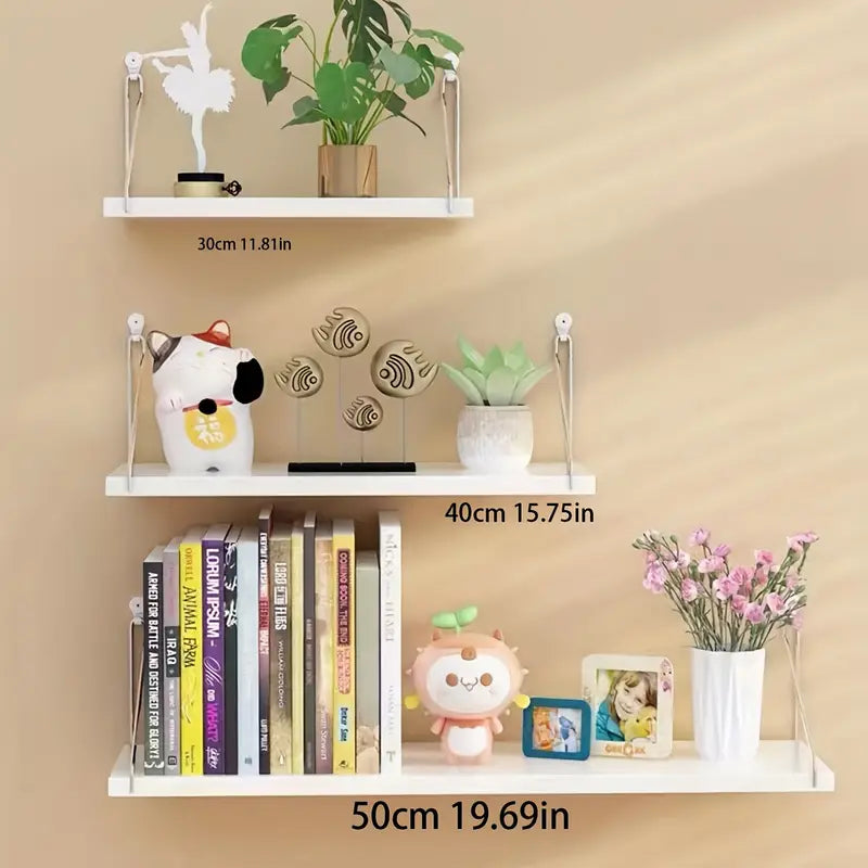 NNETM Harmony in Hanging: 3 Floating Storage Shelves