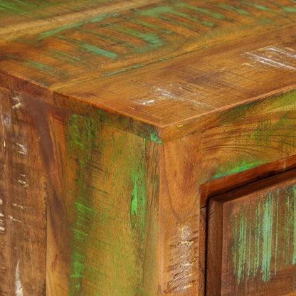 NNEVL Drawer Cabinet Multicolour 60x33x75 cm Solid Wood Reclaimed