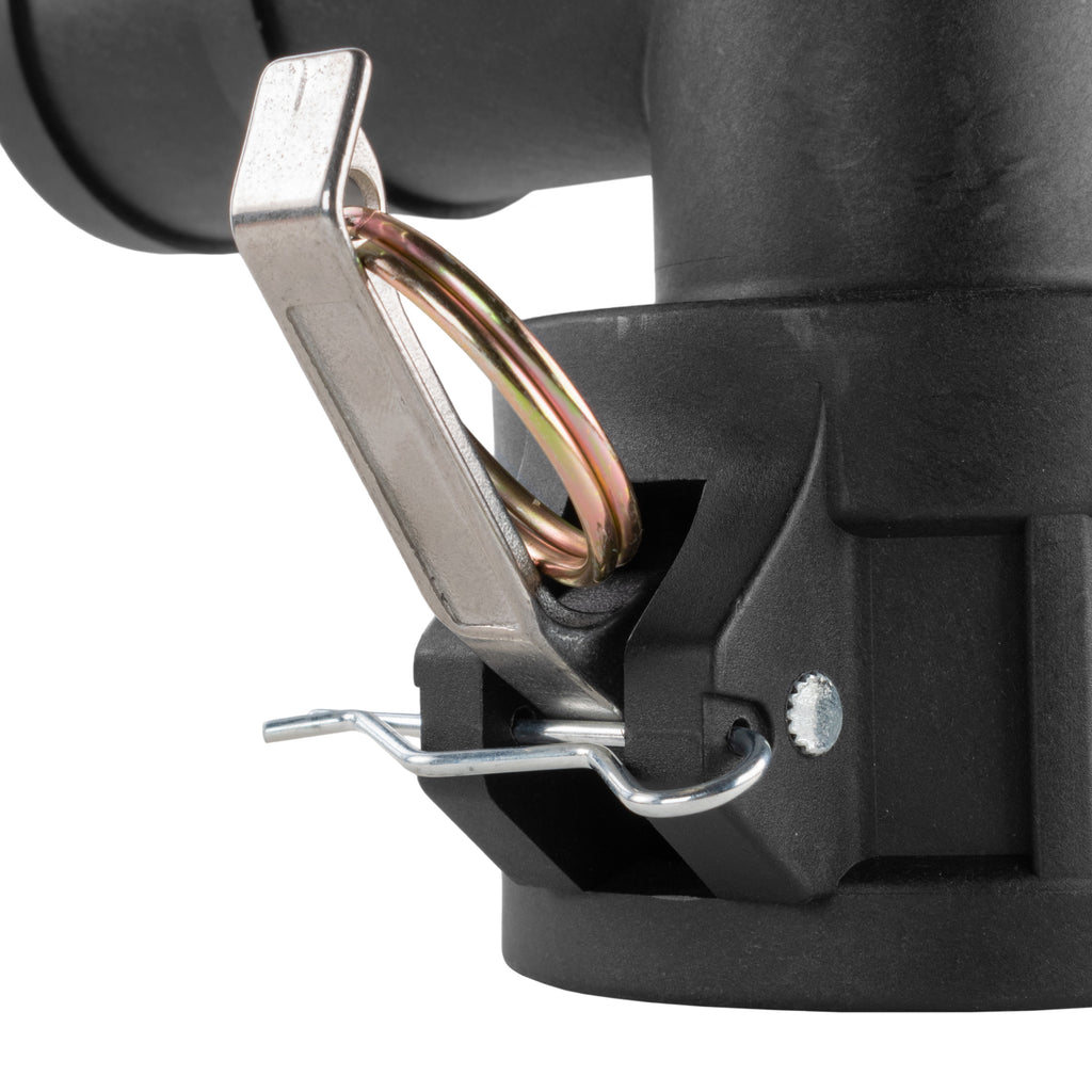 Type C Camlock Pipe Elbow Connector, 1"