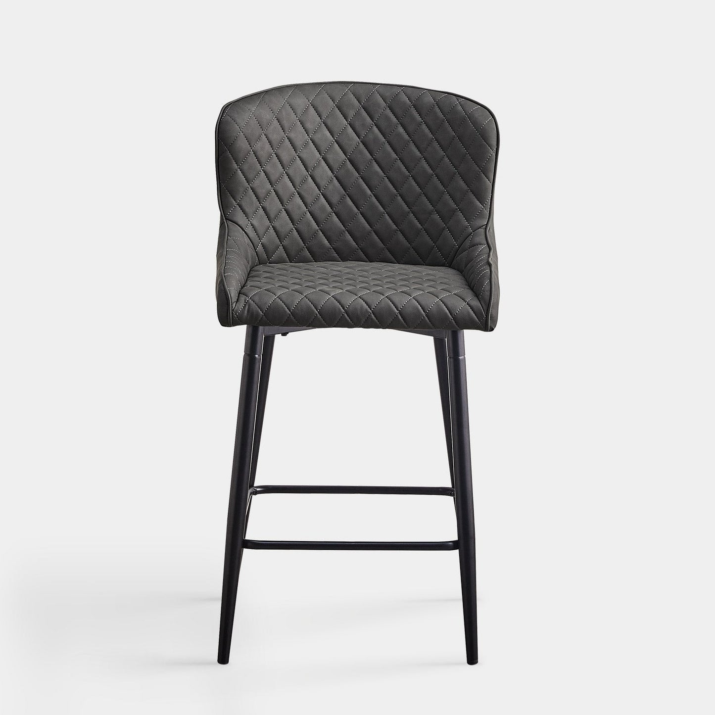 Dundas Faux Leather Bar Stools [65cm] [Set of 2]