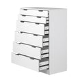 NNEED 6 Chest of Drawers Tallboy White