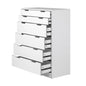 NNEED 6 Chest of Drawers Tallboy White