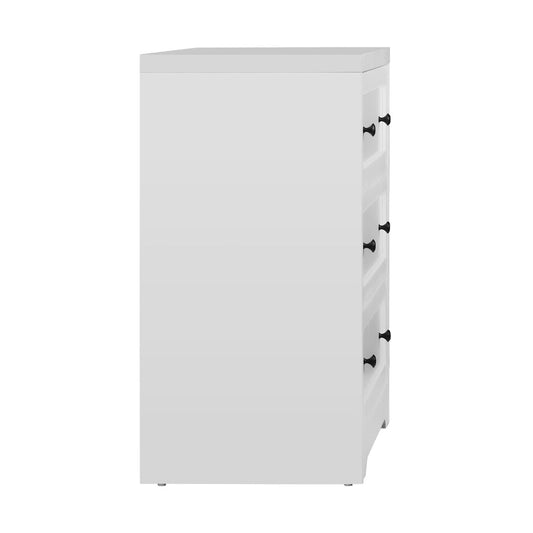 NNEED 3 Chest of Drawers Hamptons Furniture White