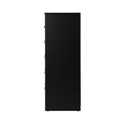 NNEED 6 Chest of Drawers Tallboy Dresser Black