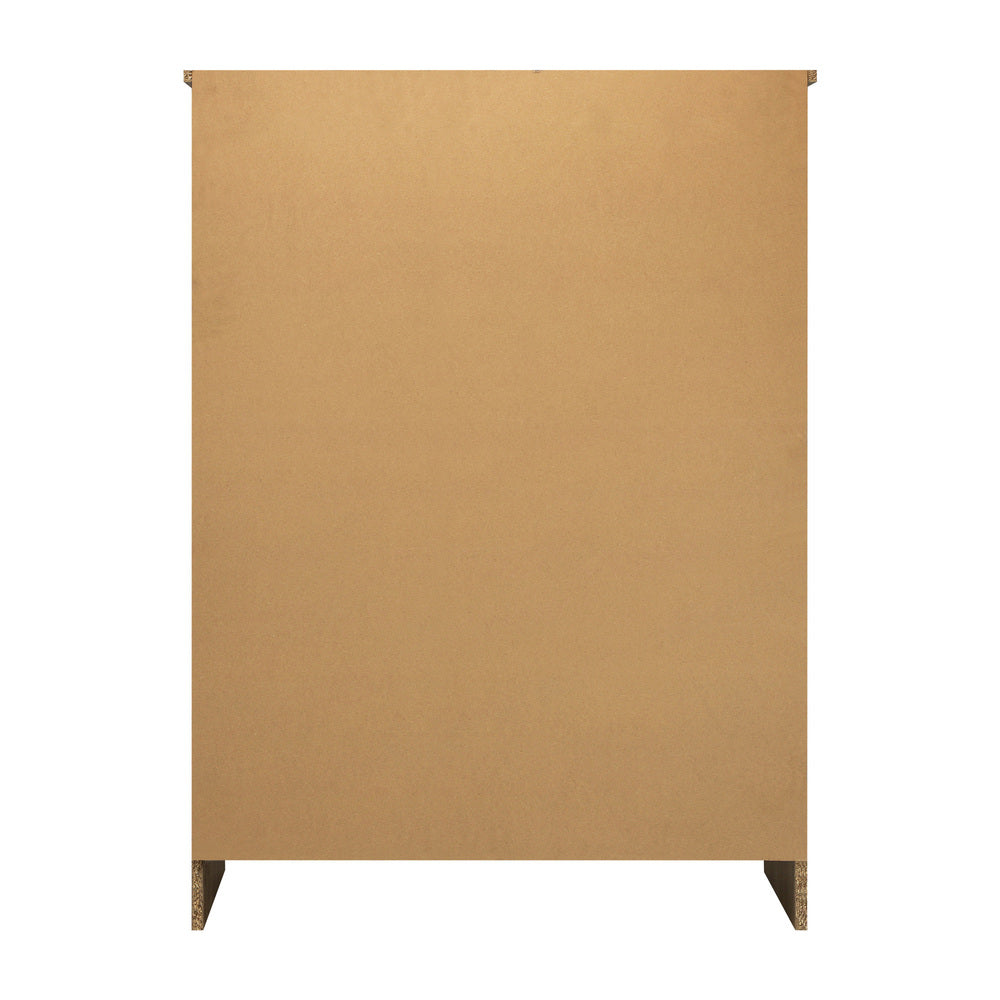 NNEED Tallboy Chest of Drawer with 6 Drawers Natural Wood