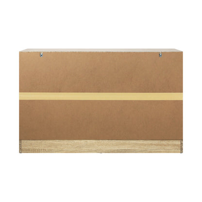 NNEED 6 Chest of Drawers Aluminum Handles Wooden
