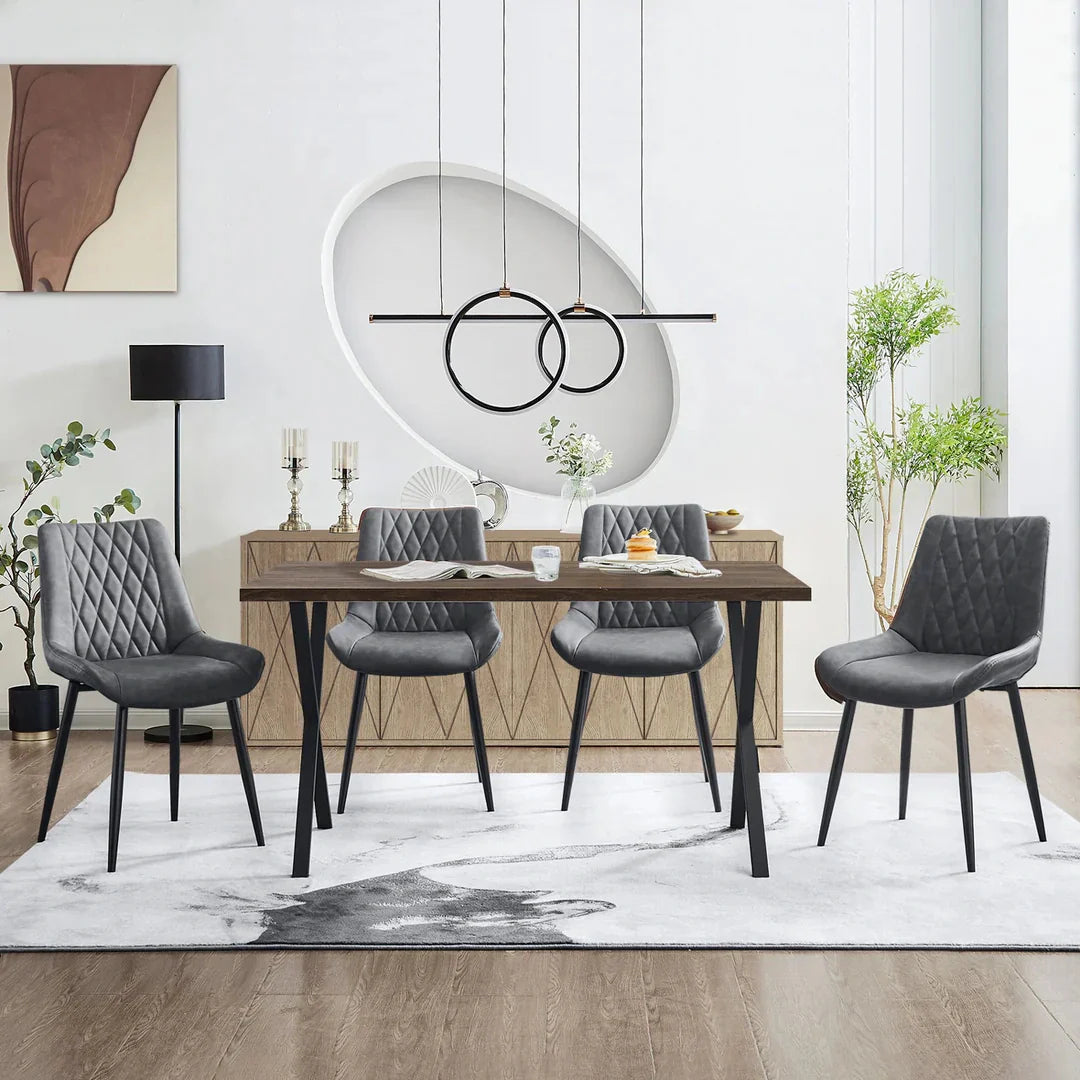 Carl Faux Leather Dining Chairs