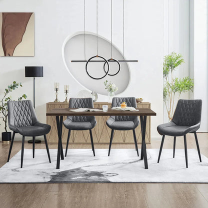 Carl Faux Leather Dining Chairs