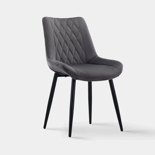 Carl Velvet Dining Chairs [Set of 2]