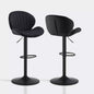 Caryol Velvet Bar Stool [Height Adjustable][Set of 2]