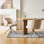 Cleo Cream Swivel Desk Chair