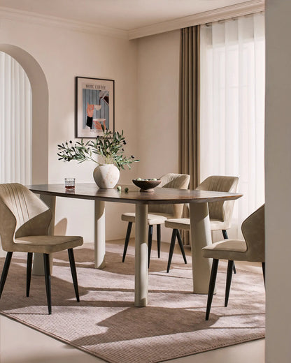 Danforth Faux Leather Dining Chairs [Set of 6]