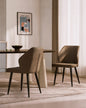 Danforth Faux Leather Dining Chairs [Set of 2]