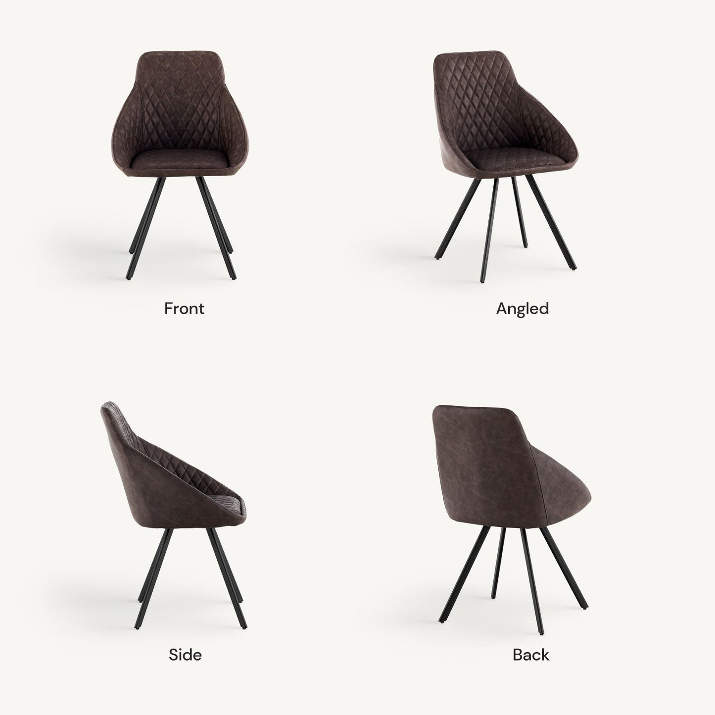 Deluna Faux Leather Dining Chair