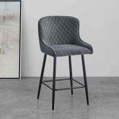 Dundas Velvet Bar Stools [65cm] [Set of 2]