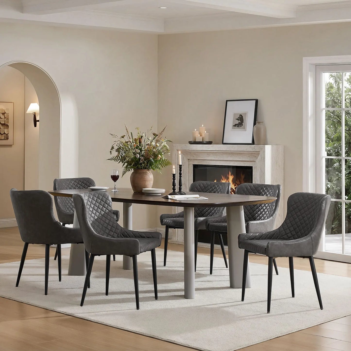 Dundas Faux Leather Dining Chair