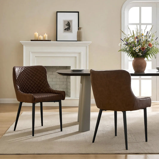 Dundas Faux Leather Dining Chair