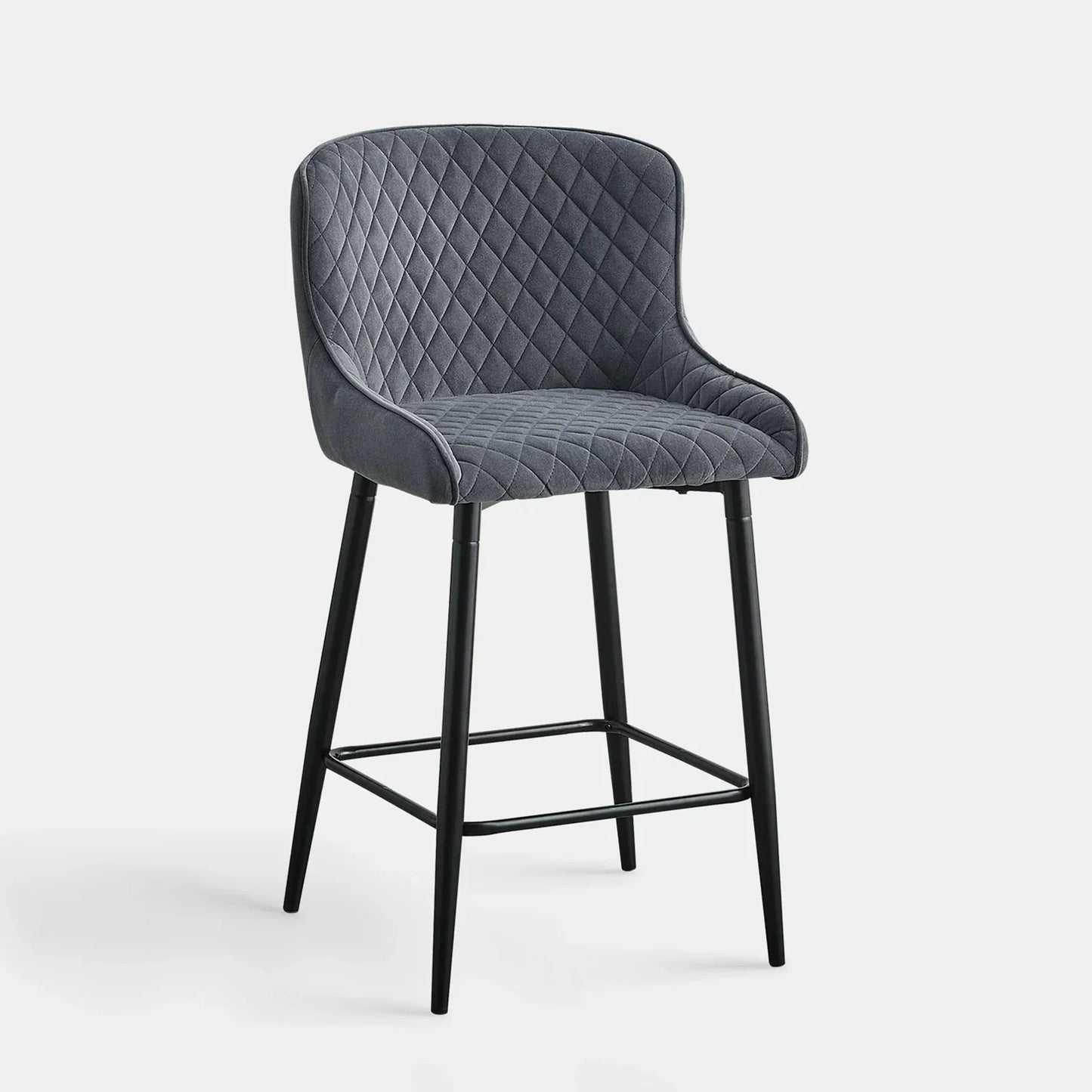 Dundas Velvet Bar Stools [65cm] [Set of 2]