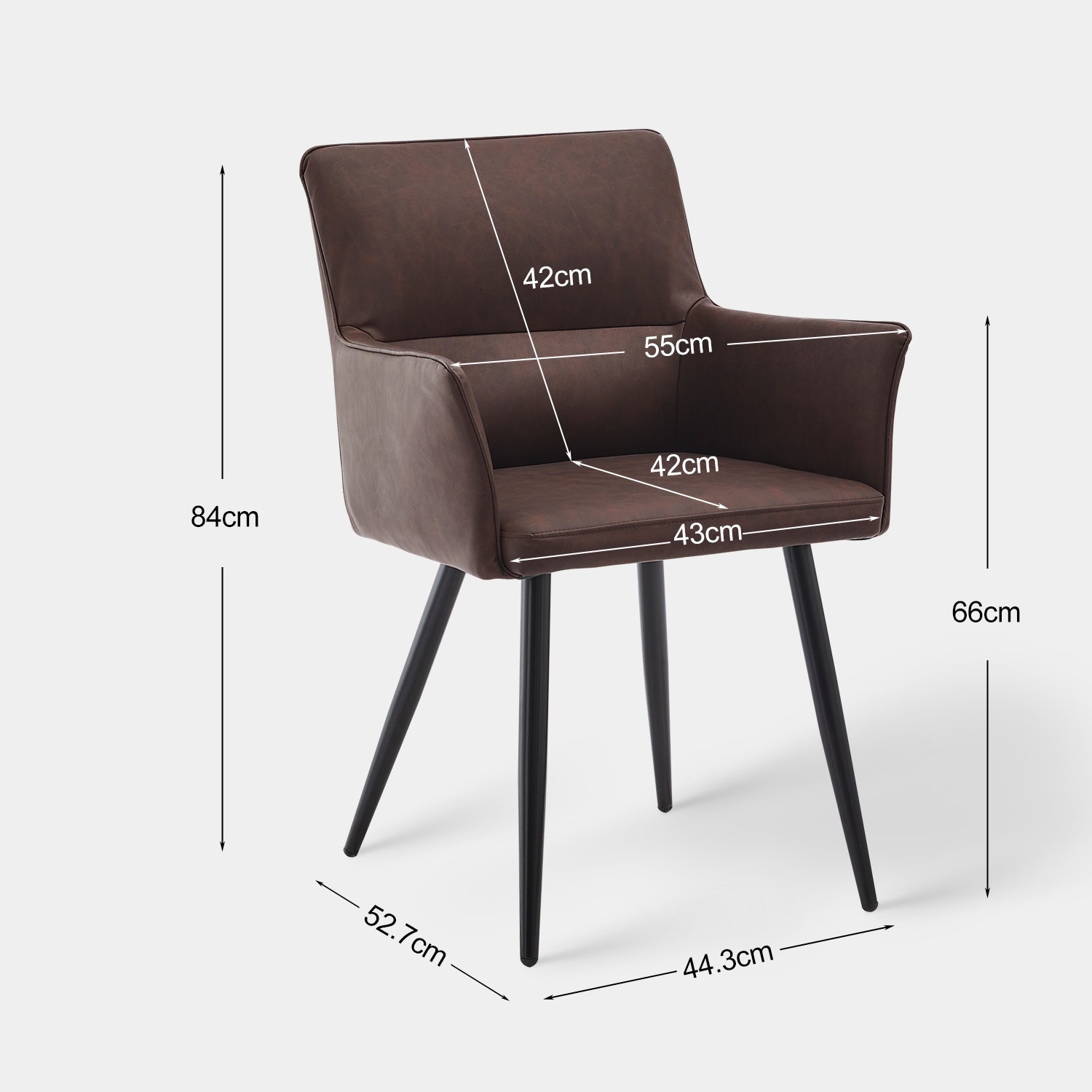 Ebern Dining Chairs [Faux Leather] [Set of 2]