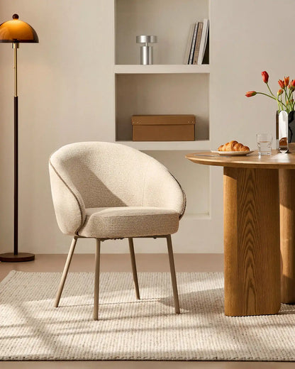 Elowen Cream & Brown Dining Chair [Pre-Order]