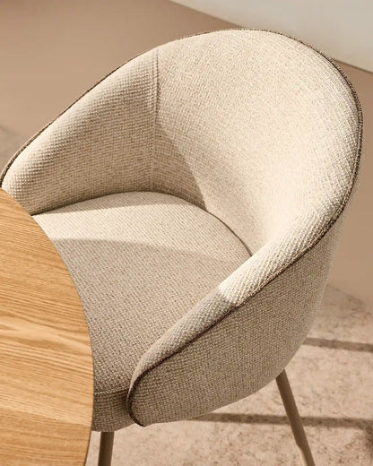 Elowen Cream & Brown Dining Chair [Pre-Order]