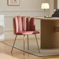 Fleur Pink Velvet Side Chair