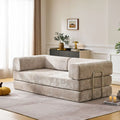 Hugo Khaki Convertible Sofa Bed