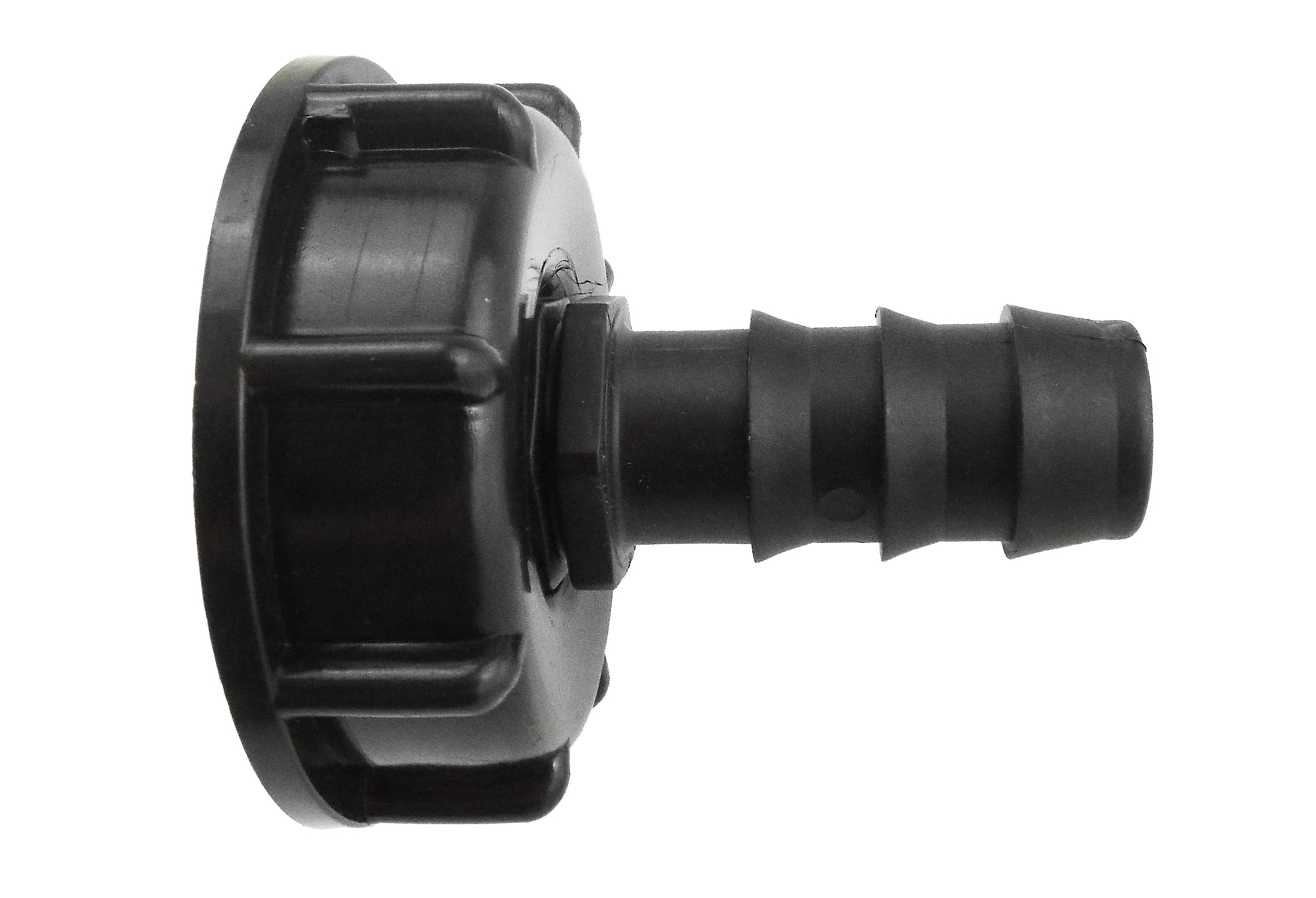IBC 2 S60X6 Cap with Straight 16mm Barb Hose Connector Set Micro Watering System