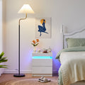 Kumar LED Light Bedside Table [2 Drawers][Nightstand]
