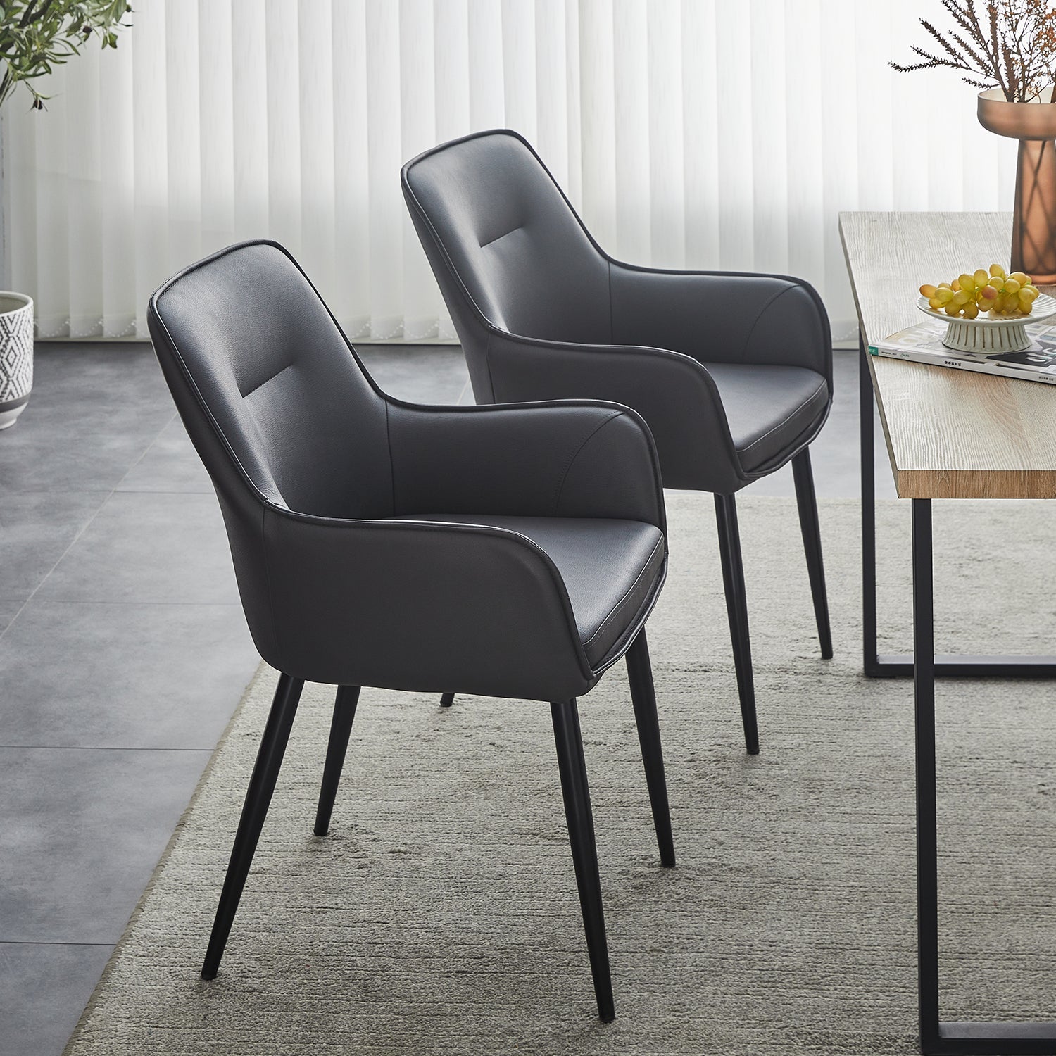 Maxine Faux Leather Dining Chairs [New Colours]