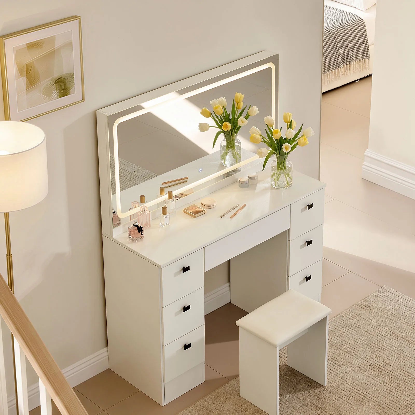 Milianna Hollywood Dressing Table Set