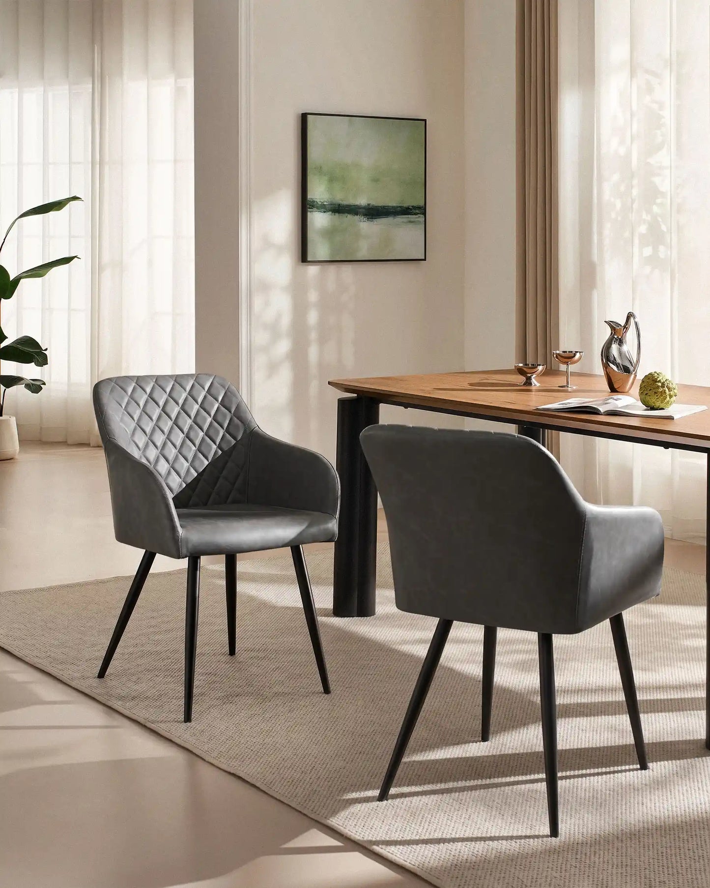 Moree Faux Leather Dining Chair