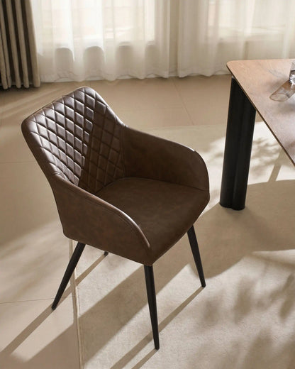 Moree Faux Leather Dining Chair