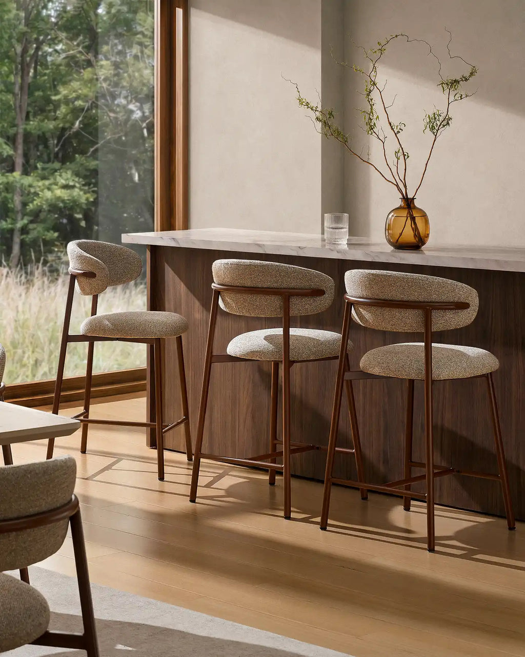 Rowan Walnut Bar Stool [Pre-Order]