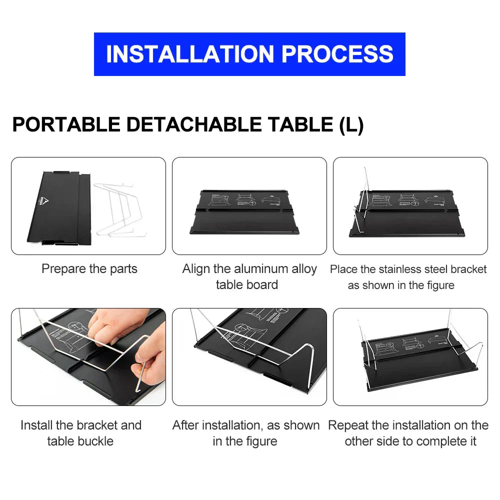 Ultra-Light Foldable Camping Table - Portable