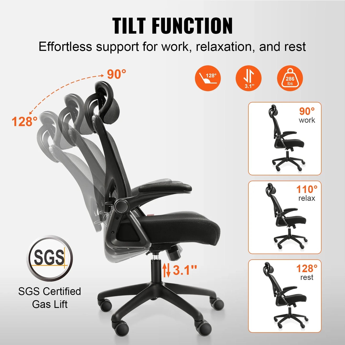 NNEOBA Ergonomic Office Chair – Adjustable Lumbar Support & Height