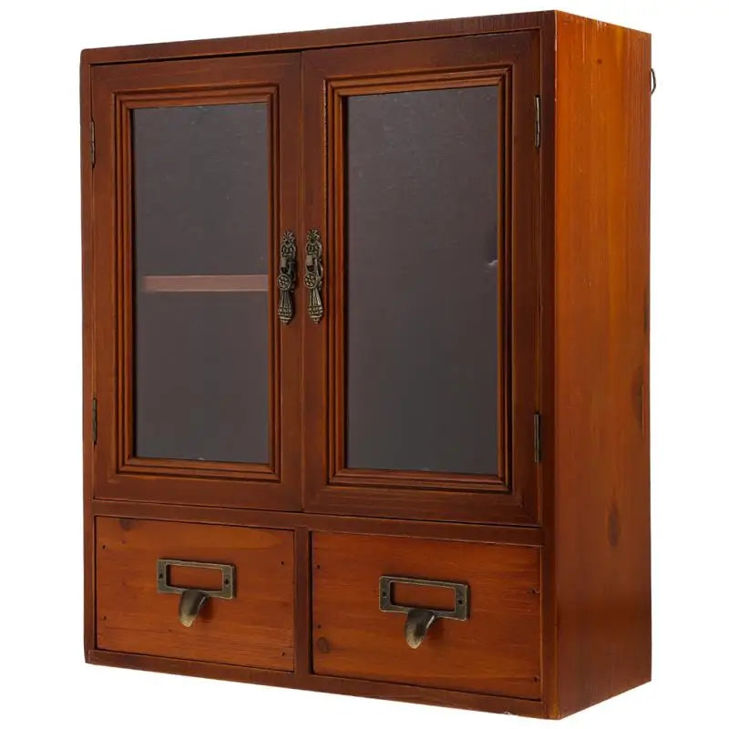 NNEOBA Vintage Wooden Decorative Wall Cabinet