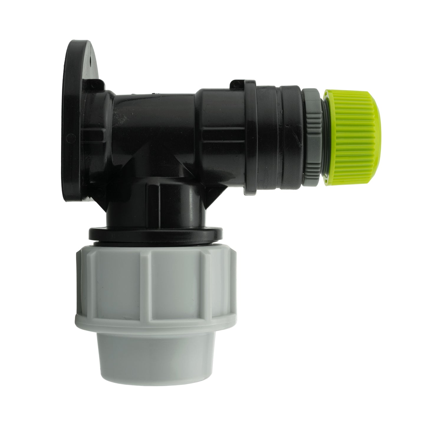 Wall Flange Kit 32mm MDPE + Direct Hose Connector for Drip Irrigation Fitting