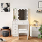 Amya Dressing Table Set [with Sliding Mirror]
