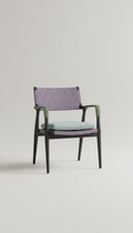 Powder-Coated Metal Dining Chair
