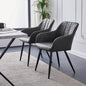 Bloor Faux Leather Dining Chairs [Set of 2]