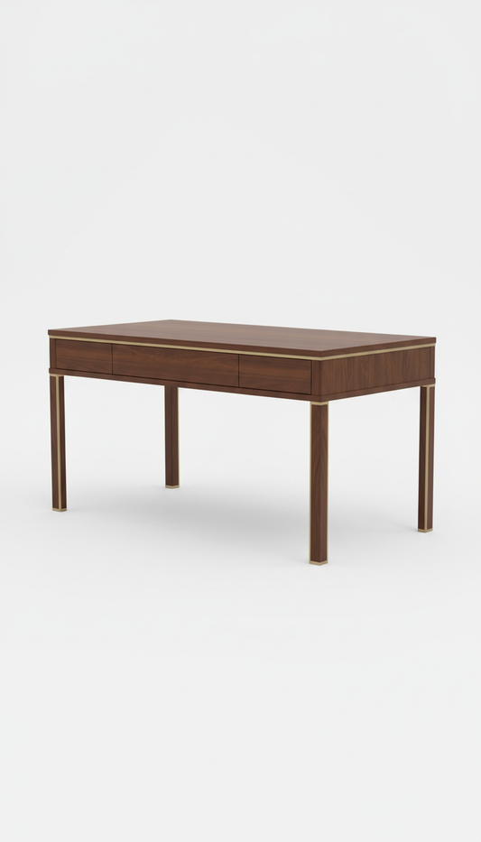Solid Wood Executive Desk