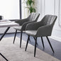 Bloor Faux Leather Dining Chairs [Set of 2]
